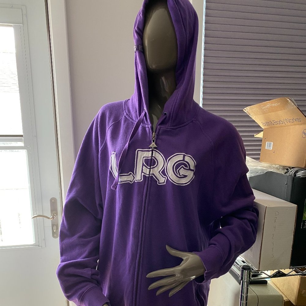 LRG Purple zip hoody